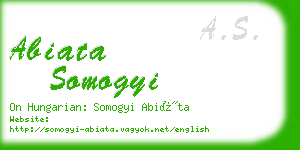 abiata somogyi business card